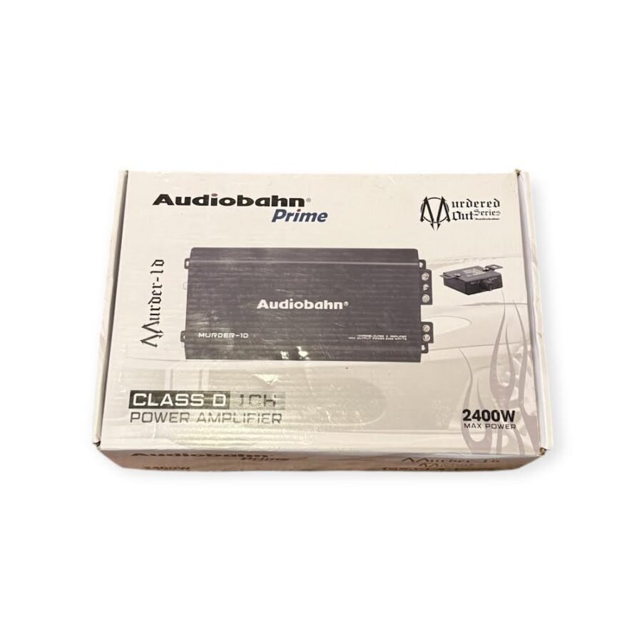 מגבר מונו לרכב מבית   Audiobahn – Murdered Out Series