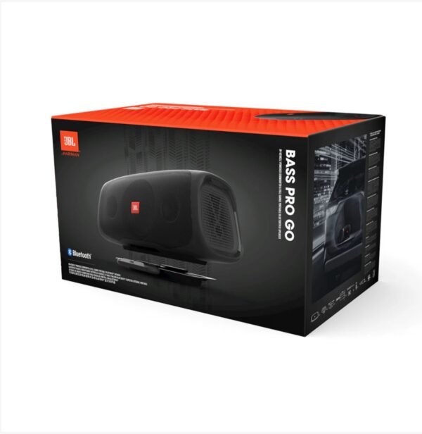 JBL BassPro Go – סאב וופר עוצמתי ורמקול Bluetooth נייד עם סוללה מובנית