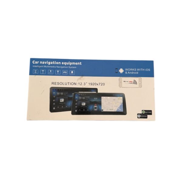 מערכת מולטימדיה car play  לרכב עם מסך מגע בגודל 12.3 אינץ
